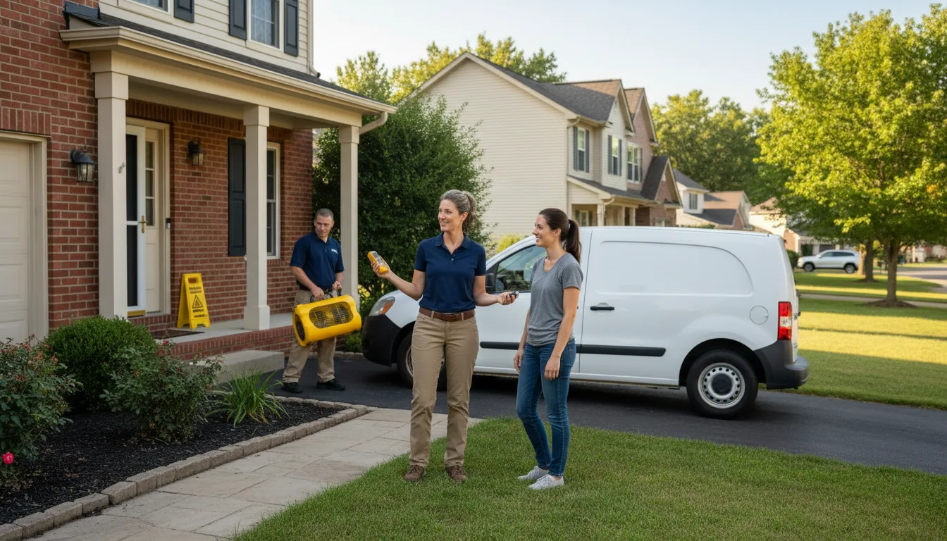 Water restoration image for Water Damage & Restoration Services in Garden Plain, KS